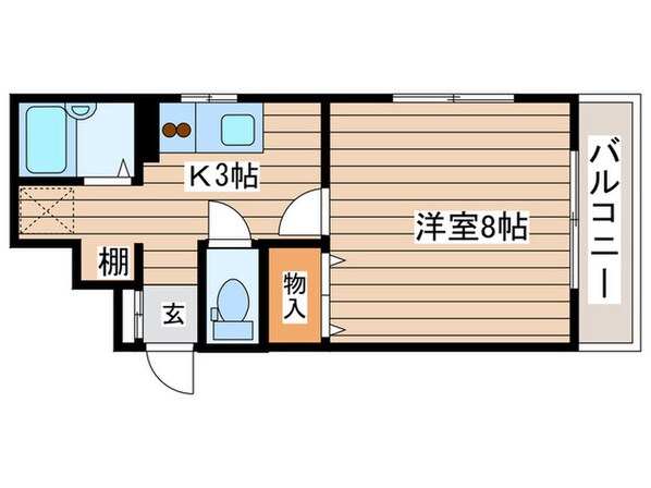 クリスタルハイツの物件間取画像